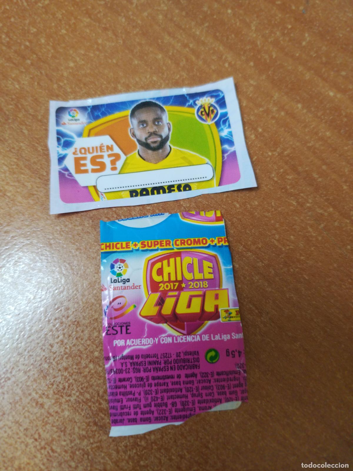 Sammeln alte Sammelbilder: CROMO CHICLES LIGA ESTE 2017/2018 &iquest;QUIEN ES ? ( VILLAREAL )