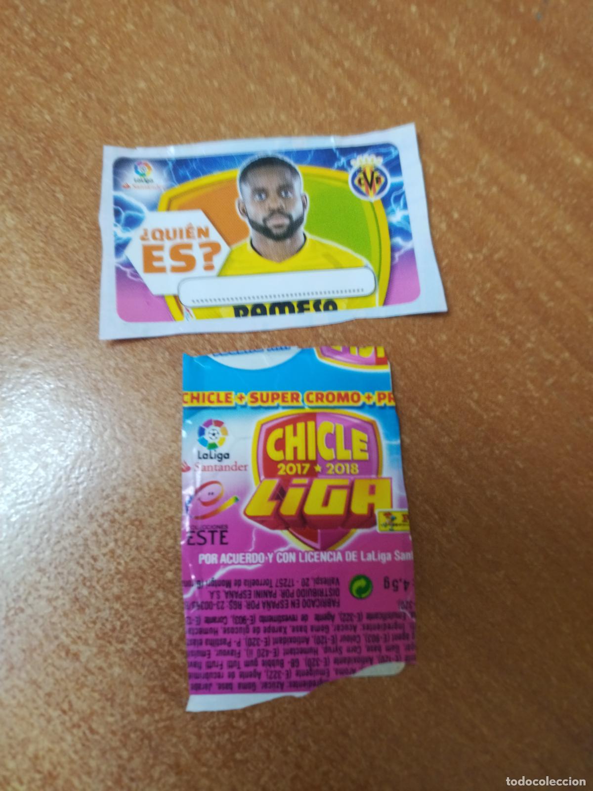 Sammeln alte Sammelbilder: CROMO CHICLES LIGA ESTE 2017/2018 &iquest;QUIEN ES ? ( VILLAREAL )