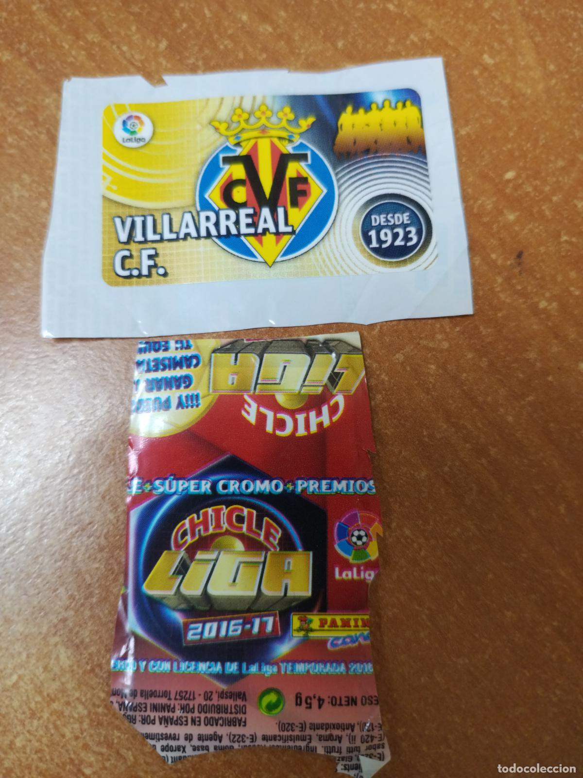 Coleccionismo Cromos antiguos: CROMO CHICLES LIGA ESTE 2016/2017 *ESCUDO * (VILLAREAL )