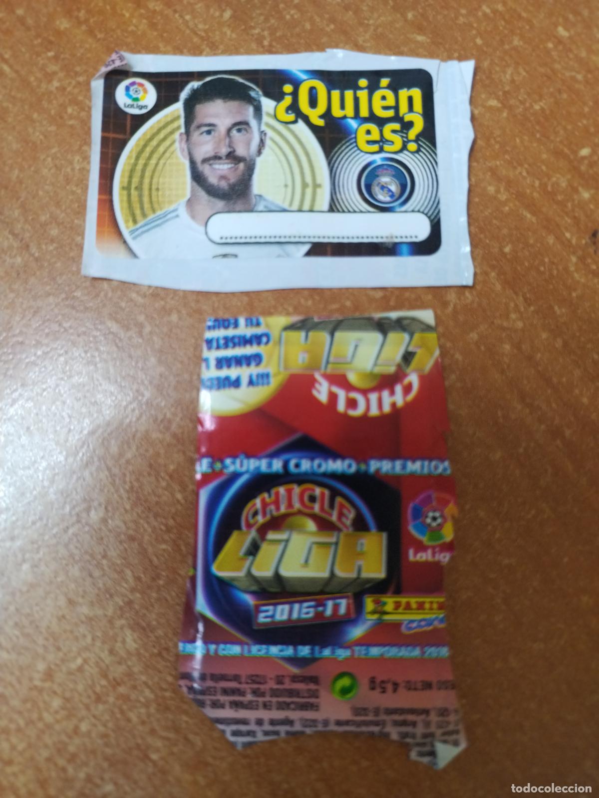 Coleccionismo Cromos antiguos: CROMO CHICLES LIGA ESTE 2016/2017 * QUIEN ES * (REAL MADRID )