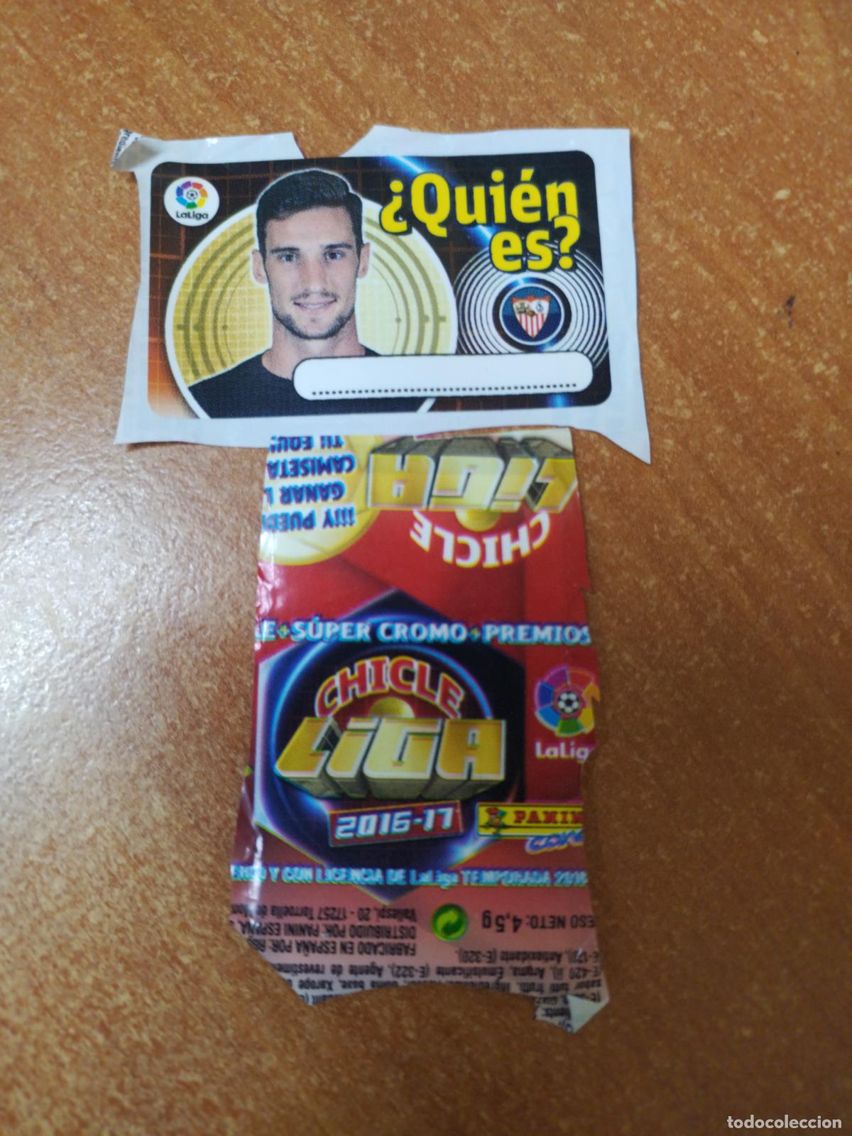 Coleccionismo Cromos antiguos: CROMO CHICLES LIGA ESTE 2016/2017 * QUIEN ES * ( SEVILLA )