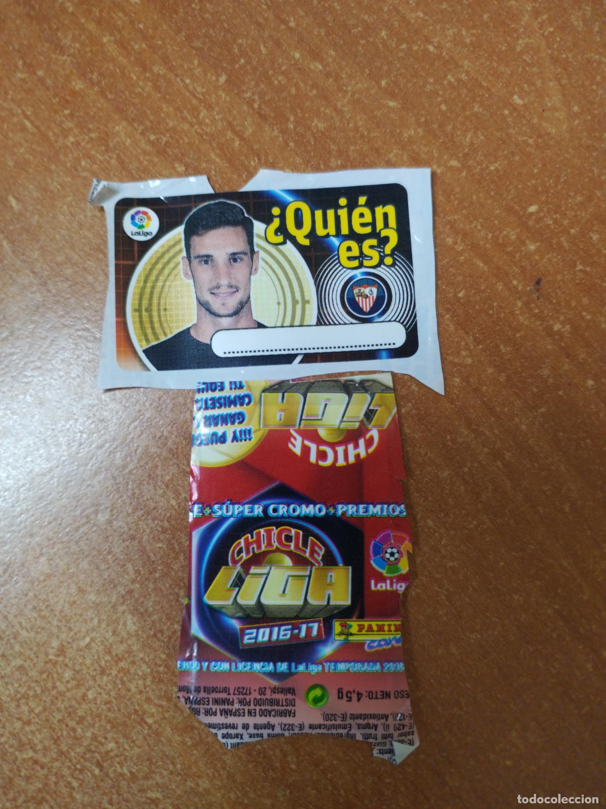 Coleccionismo Cromos antiguos: CROMO CHICLES LIGA ESTE 2016/2017 * QUIEN ES * ( SEVILLA )