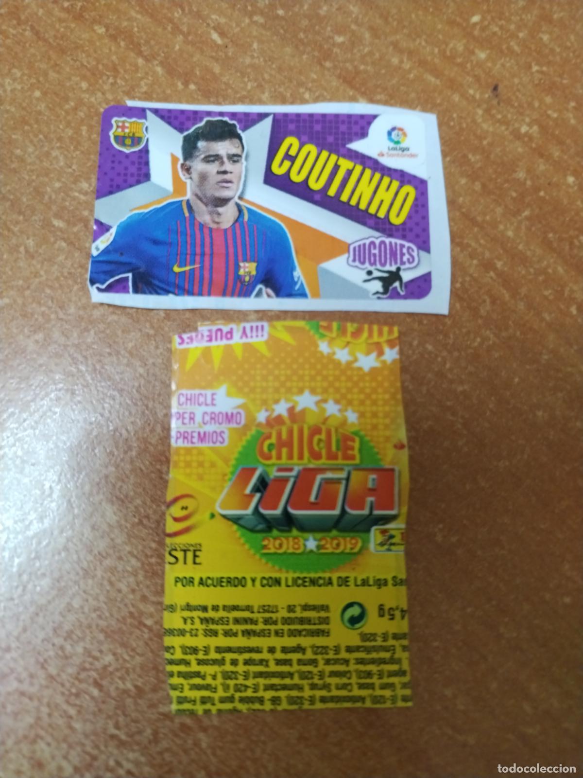Coleccionismo Cromos antiguos: CROMO CHICLES LIGA ESTE 2018/2019 * JUGONES * ( COUTINHO ) BARCELONA