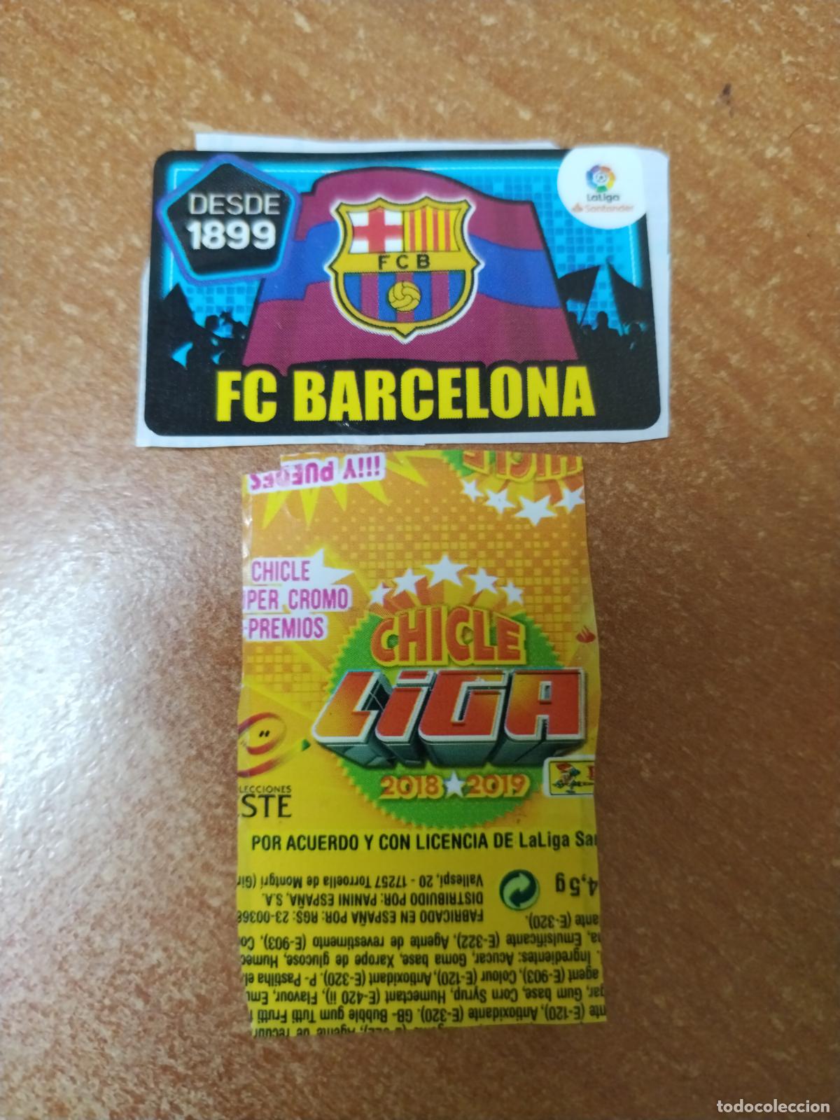 Coleccionismo Cromos antiguos: CROMO CHICLES LIGA ESTE 2018/2019 * ESCUDO * ( BARCELONA )