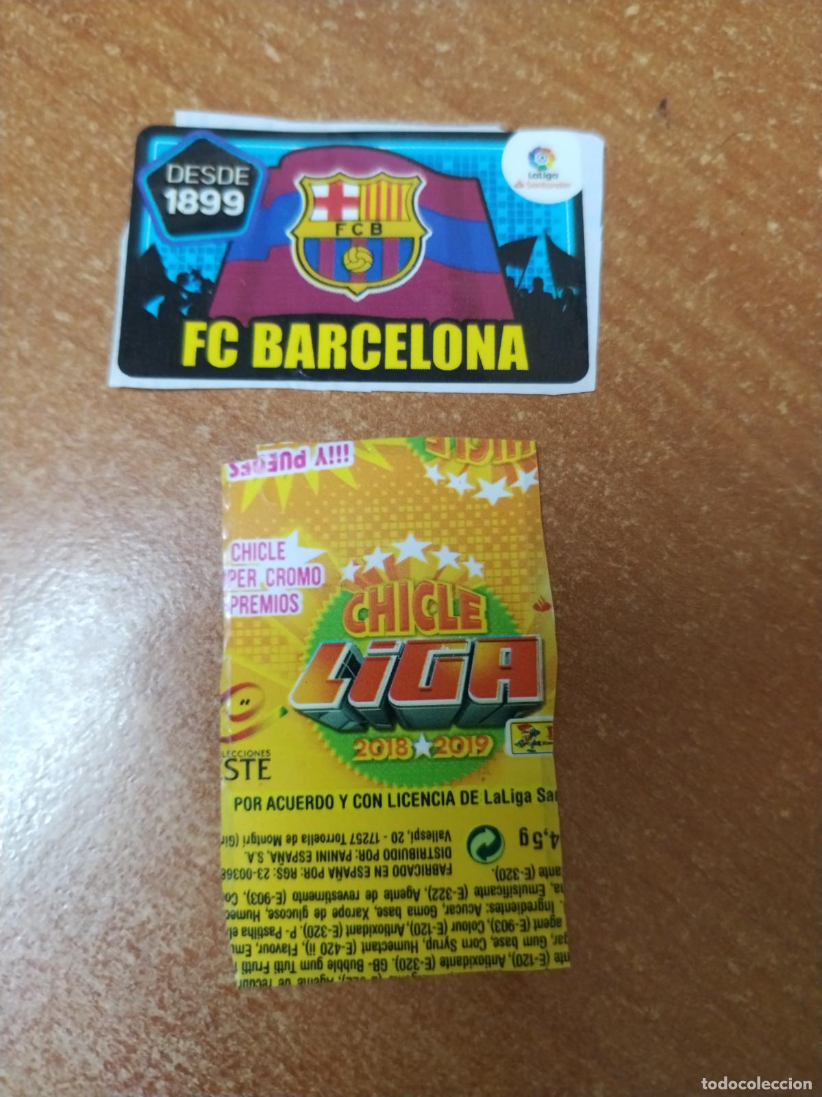 Coleccionismo Cromos antiguos: CROMO CHICLES LIGA ESTE 2018/2019 * ESCUDO * ( BARCELONA )
