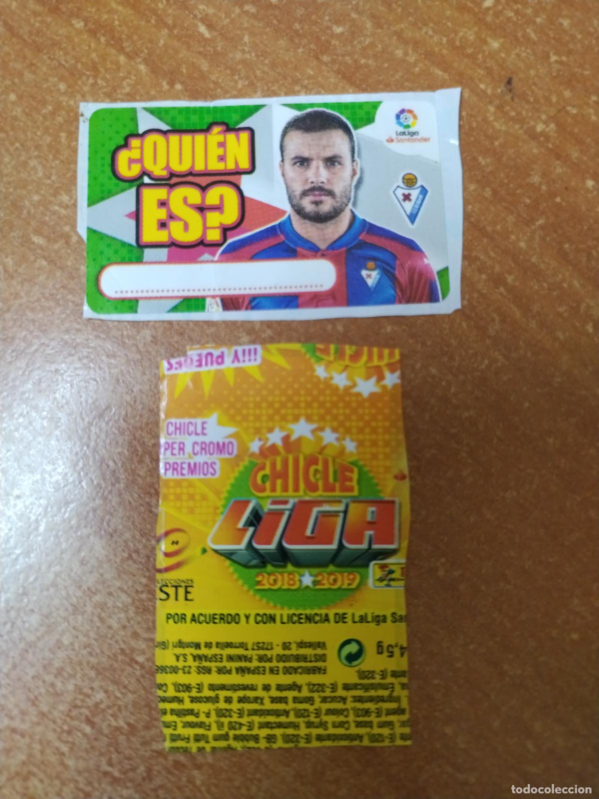 Coleccionismo Cromos antiguos: CROMO CHICLES LIGA ESTE 2018/2019 * QUIEN ES * ( EIBAR )