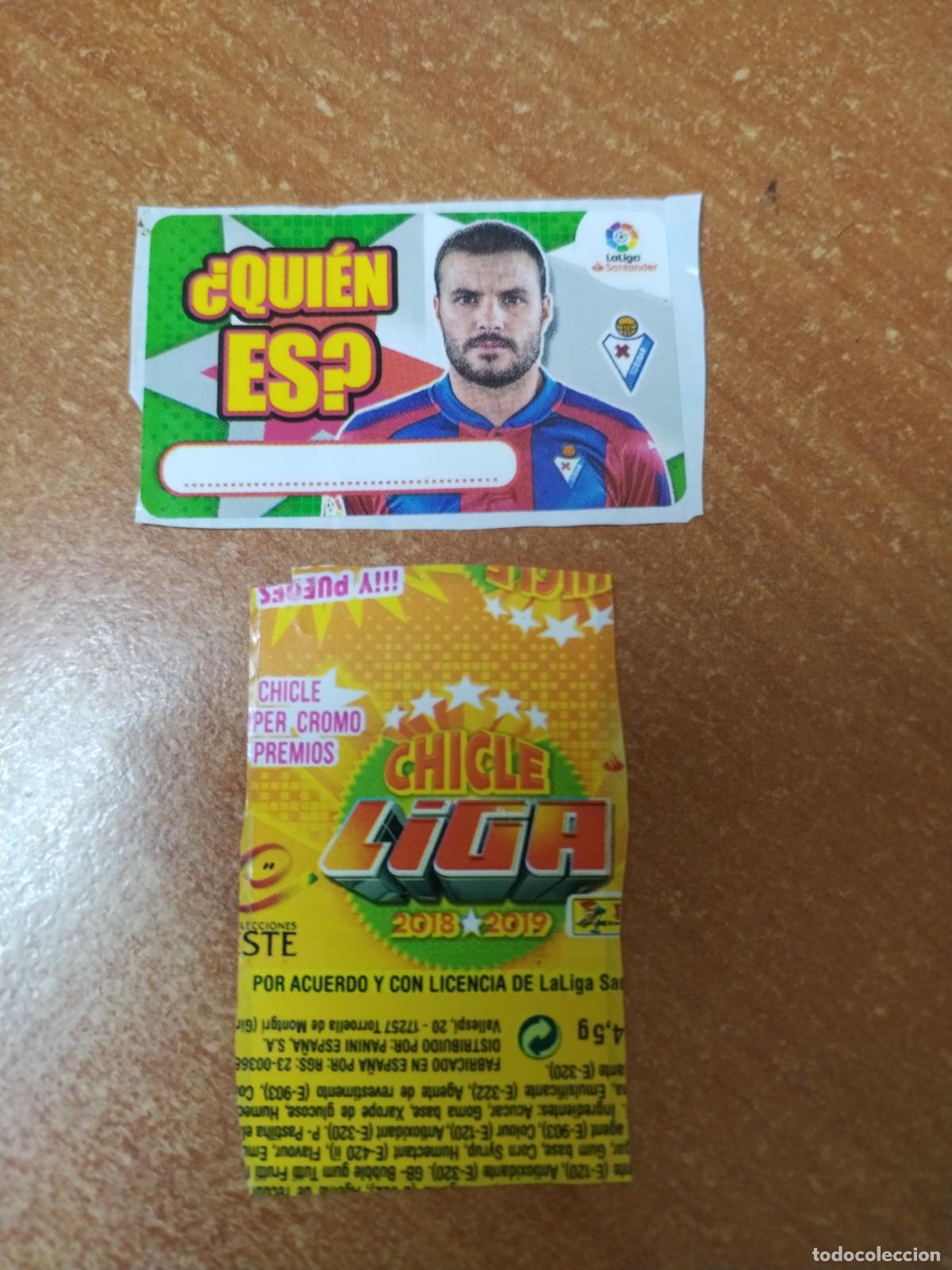 Coleccionismo Cromos antiguos: CROMO CHICLES LIGA ESTE 2018/2019 * QUIEN ES * ( EIBAR )