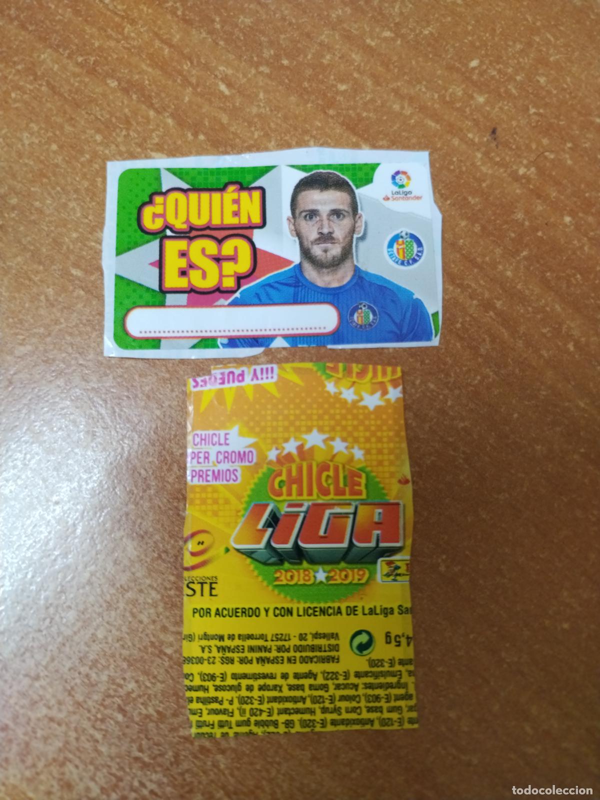 Coleccionismo Cromos antiguos: CROMO CHICLES LIGA ESTE 2018/2019 * QUIEN ES * ( GETAFE )