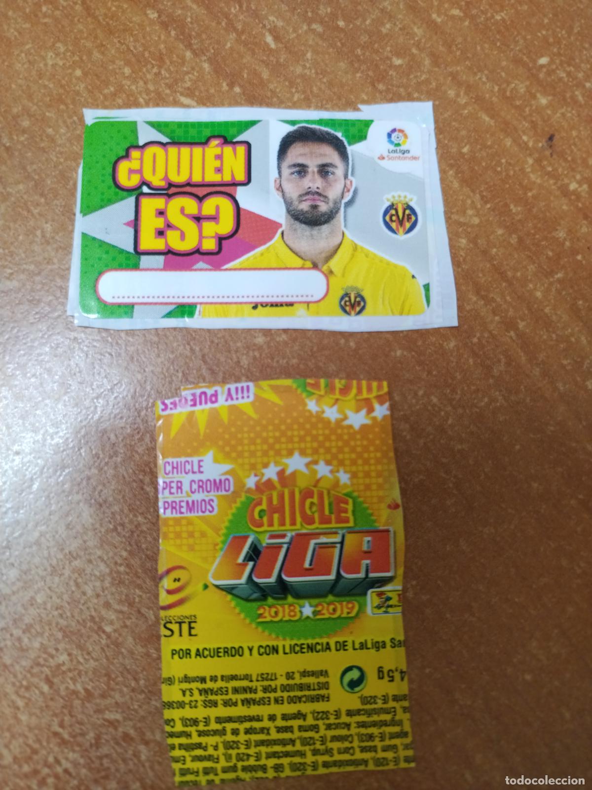 Coleccionismo Cromos antiguos: CROMO CHICLES LIGA ESTE 2018/2019 * QUIEN ES * ( VILLAREAL )