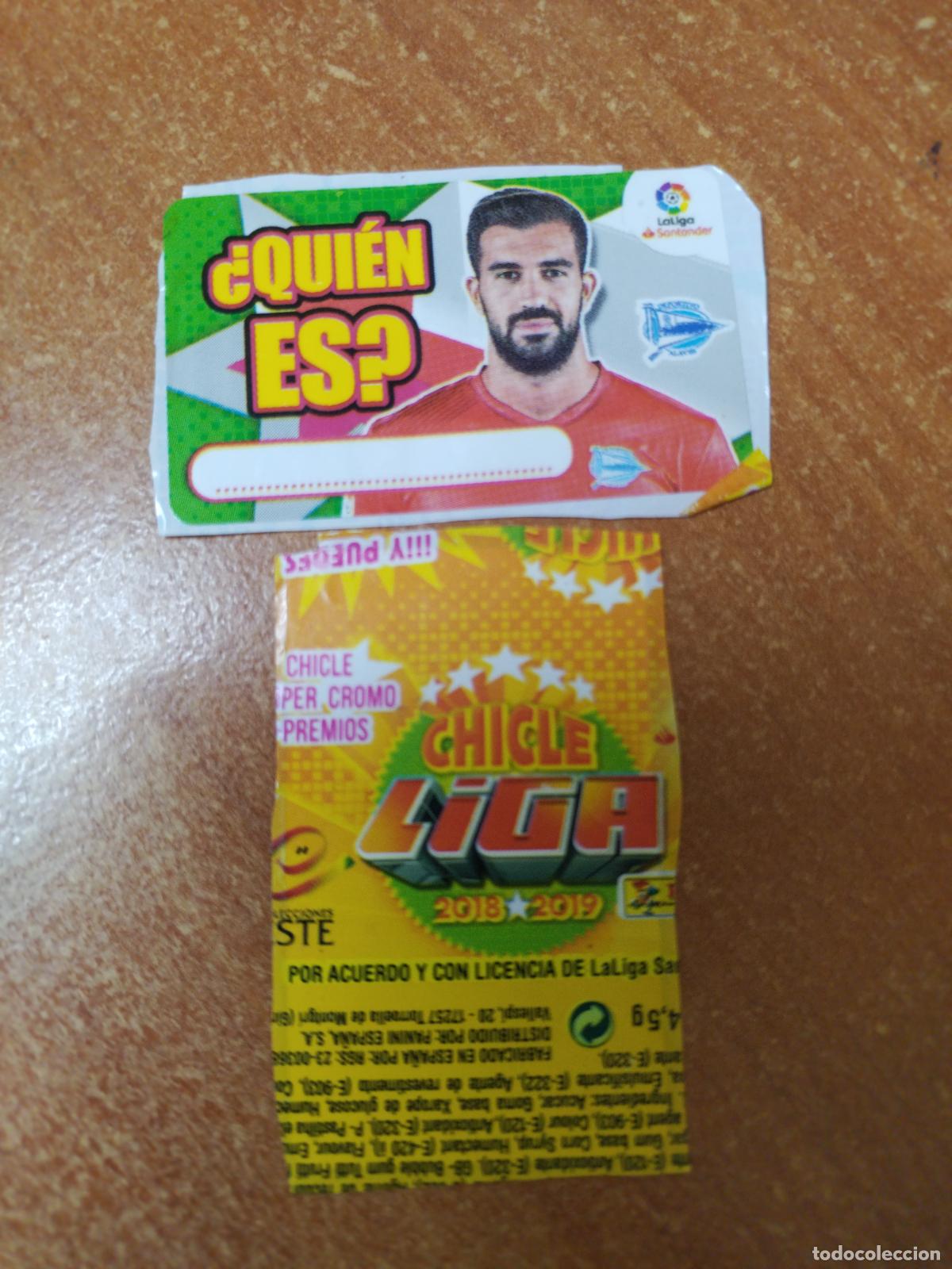 Coleccionismo Cromos antiguos: CROMO CHICLES LIGA ESTE 2018/2019 * QUIEN ES * ( ALAVES )