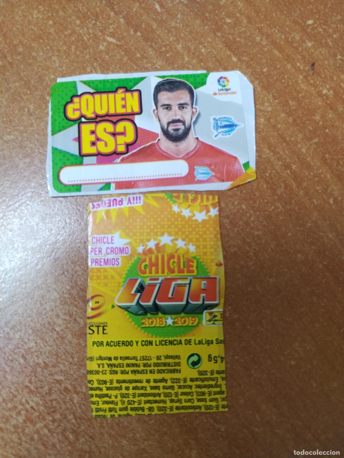 Coleccionismo Cromos antiguos: CROMO CHICLES LIGA ESTE 2018/2019 * QUIEN ES * ( ALAVES )