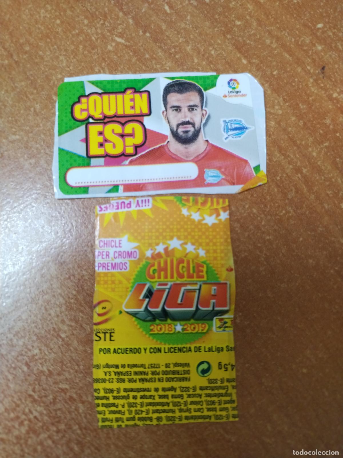 Coleccionismo Cromos antiguos: CROMO CHICLES LIGA ESTE 2018/2019 * QUIEN ES * ( ALAVES )