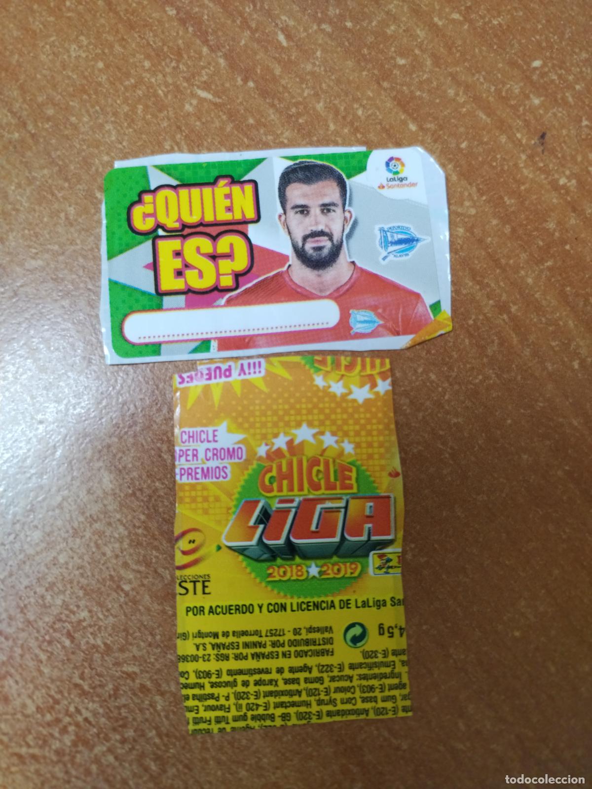 Coleccionismo Cromos antiguos: CROMO CHICLES LIGA ESTE 2018/2019 * QUIEN ES * ( ALAVES )