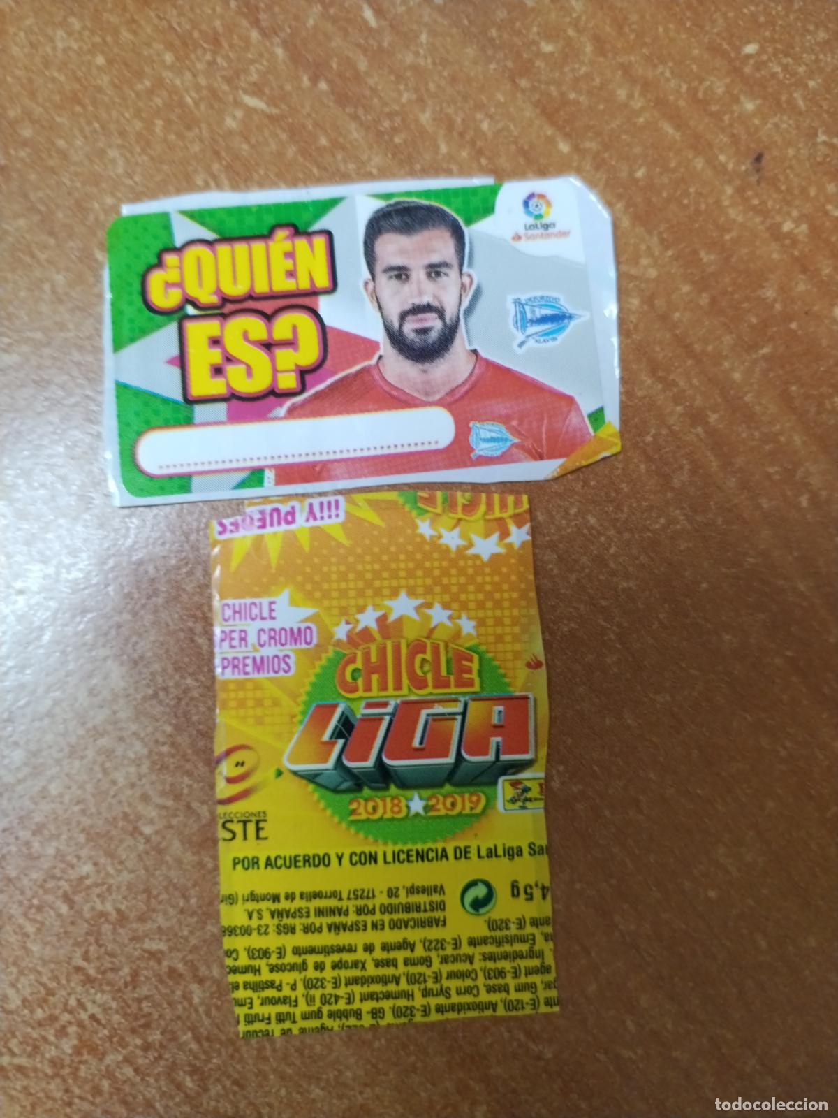 Coleccionismo Cromos antiguos: CROMO CHICLES LIGA ESTE 2018/2019 * QUIEN ES * ( ALAVES )