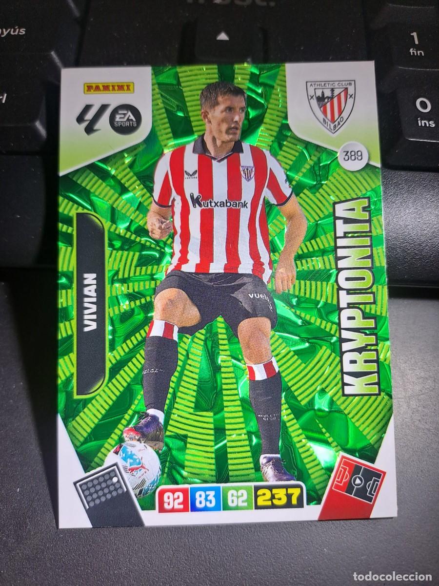Coleccionismo Cromos antiguos: ADRENALYN XL VIVIAN 389 KRYPTONITA ATHLETIC CLUB DE BILBAO CROMO LIGA 2025 2026 25 26 PANINI