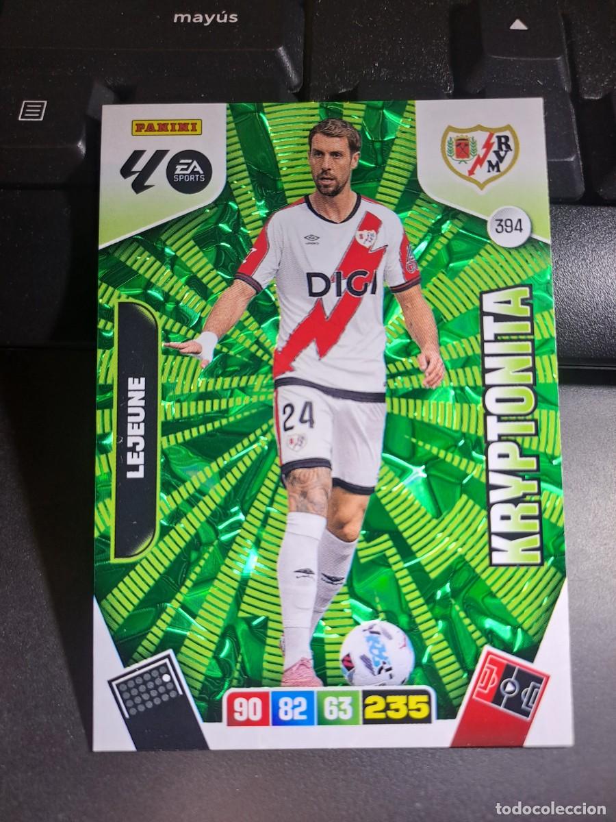 Coleccionismo Cromos antiguos: ADRENALYN XL LEJEUNE 394 KRYPTONITA RAYO VALLECANO CROMO LIGA 2025 2026 25 26 PANINI