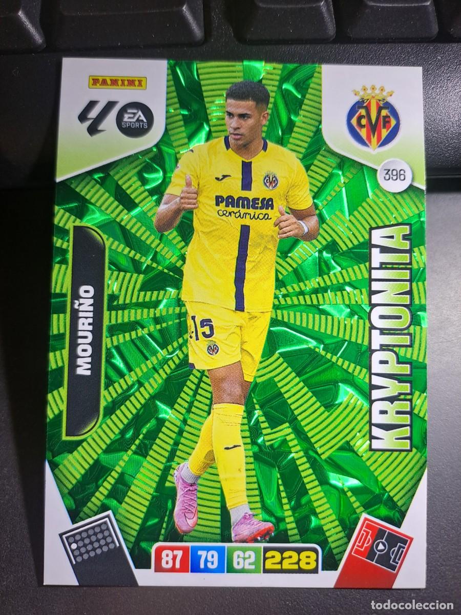 Coleccionismo Cromos antiguos: ADRENALYN XL MOURI&Ntilde;O 396 KRYPTONITA VILLARREAL CROMO LIGA 2025 2026 25 26 PANINI