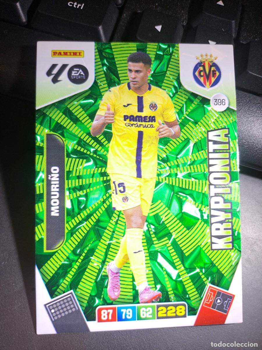 Coleccionismo Cromos antiguos: ADRENALYN XL MOURI&Ntilde;O 396 KRYPTONITA VILLARREAL CROMO LIGA 2025 2026 25 26 PANINI