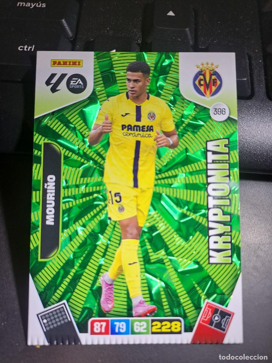 Coleccionismo Cromos antiguos: ADRENALYN XL MOURI&Ntilde;O 396 KRYPTONITA VILLARREAL CROMO LIGA 2025 2026 25 26 PANINI