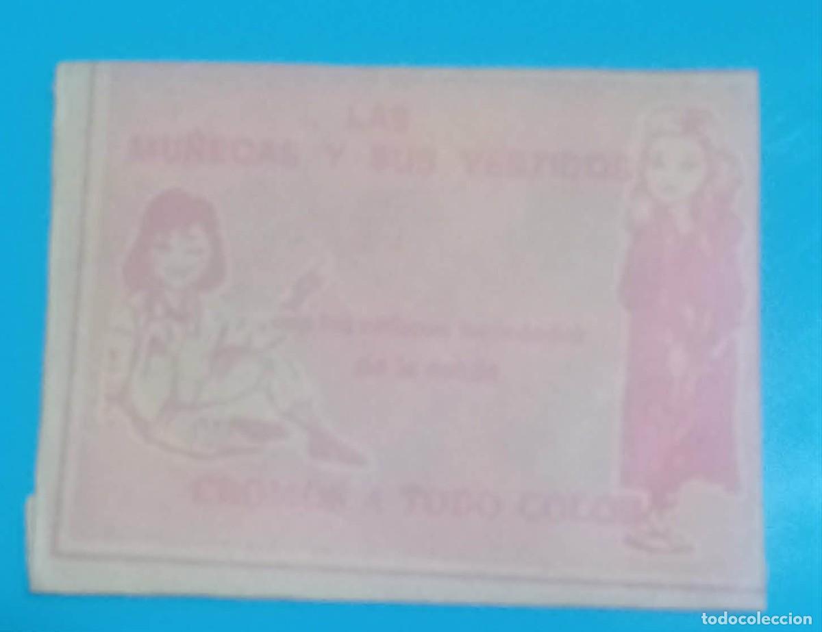 Coleccionismo Cromos antiguos: Sobre Cromos Album MU&Ntilde;ECAS Y SUS VESTIDOS. Peru.