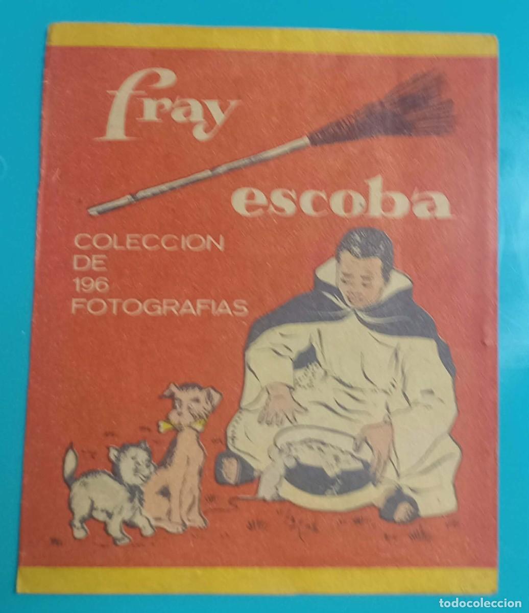 Coleccionismo Cromos antiguos: Sobre Cromos Album de la pelicula FRAY ESCOBA 1961
