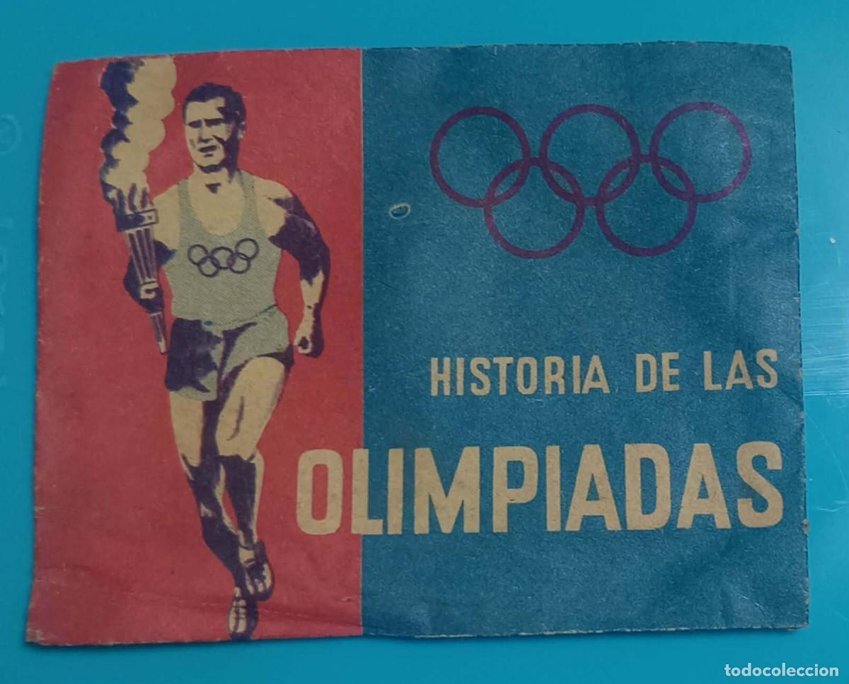 Coleccionismo Cromos antiguos: Sobre Cromos Album HISTORIA DE LAS OLIMPIADAS