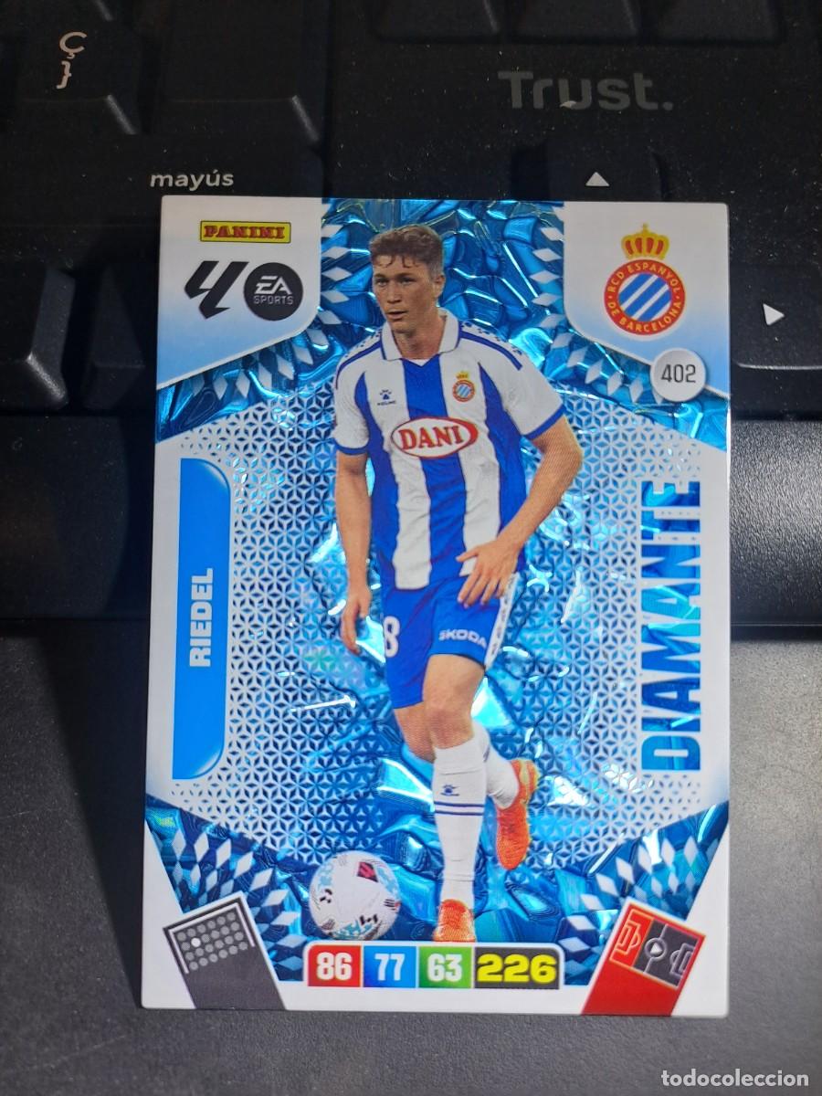 Coleccionismo Cromos antiguos: ADRENALYN XL RIEDEL 402 DIAMANTE ESPANYOL ESPA&Ntilde;OL CROMO LIGA 2025 2026 25 26 PANINI
