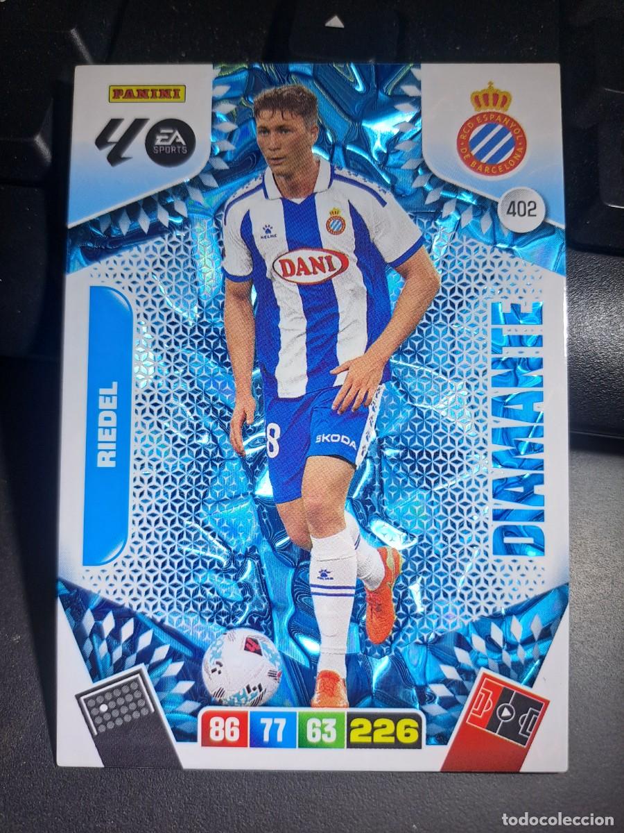 Coleccionismo Cromos antiguos: ADRENALYN XL RIEDEL 402 DIAMANTE ESPANYOL ESPA&Ntilde;OL CROMO LIGA 2025 2026 25 26 PANINI