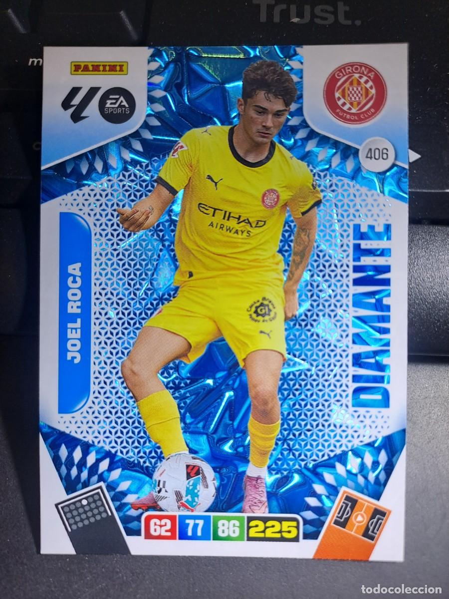 Coleccionismo Cromos antiguos: ADRENALYN XL JOEL ROCA 406 DIAMANTE GIRONA CROMO LIGA 2025 2026 25 26 PANINI