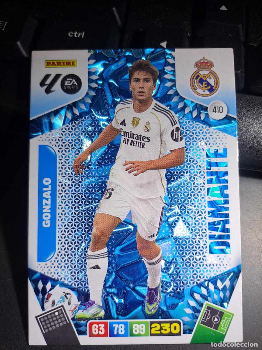 Coleccionismo Cromos antiguos: ADRENALYN XL GONZALO 410 DIAMANTE REAL MADRID CROMO LIGA 2025 2026 25 26 PANINI