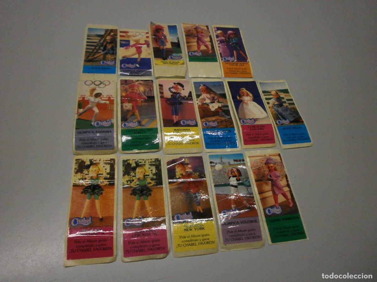 Coleccionismo cromos antiguos: lote de cromos chicles mu&ntilde;eca chabel - Foto 1