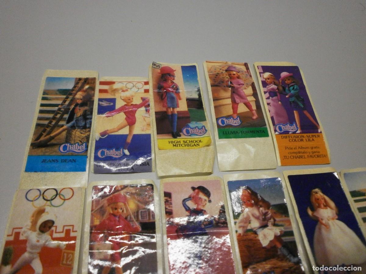 Coleccionismo cromos antiguos: lote de cromos chicles mu&ntilde;eca chabel - Foto 2