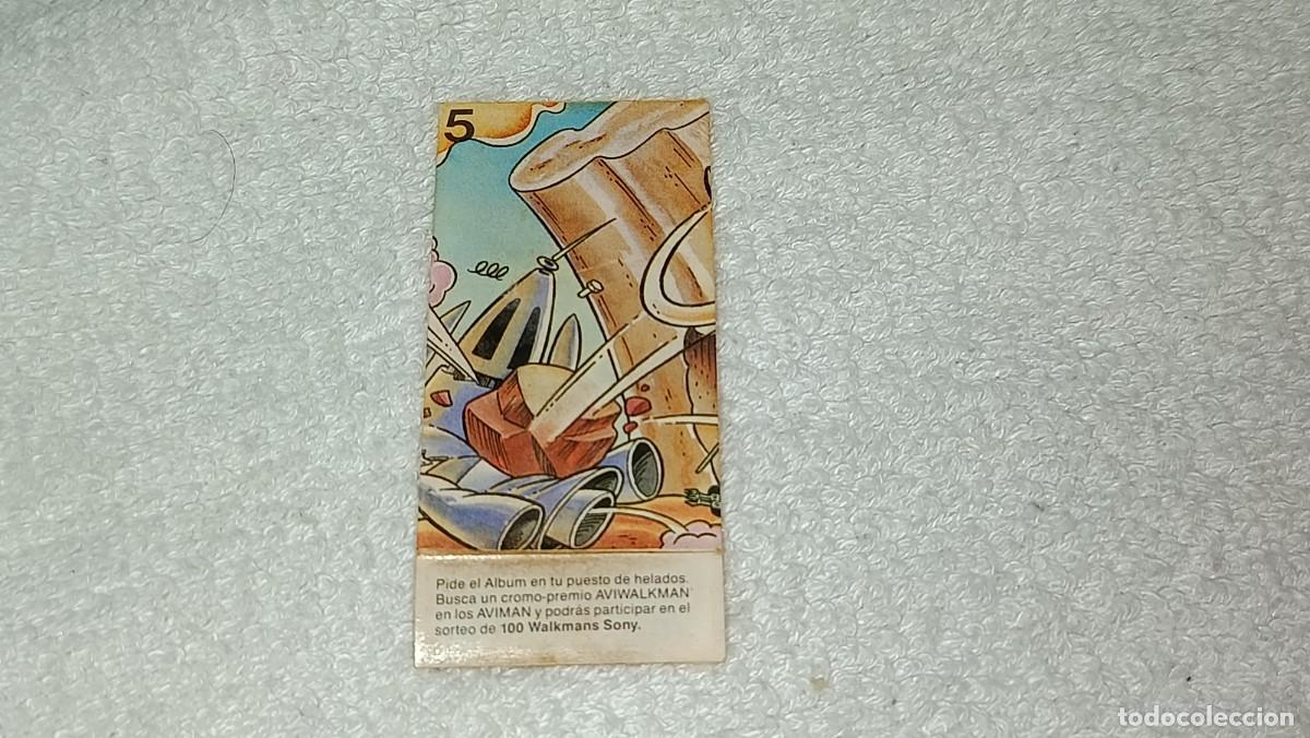 Coleccionismo Cromos antiguos: ANTIGUO CROMO N&ordm; 5 ALBUM LAS AVENTURAS DE AVIMAN HELADOS AVIMAN AVIDESA SIN PEGAR A&Ntilde;OS 80 - 90