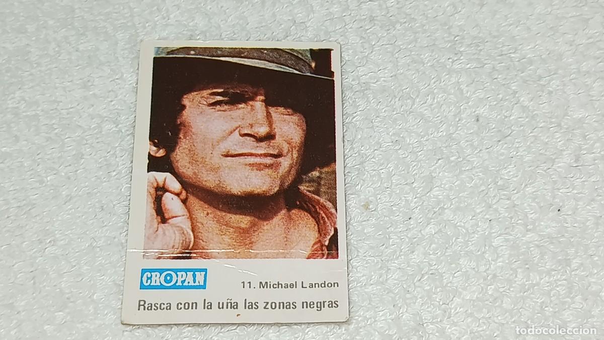 Coleccionismo Cromos antiguos: CROPAN : ANTIGUO CROMO &iquest; QUIEN ES ? RASCA RASCA Y DESCUBRELO N&ordm; 11 MICHAEL LANDON SIN PEGAR A&Ntilde;OS 80
