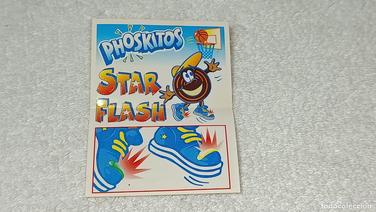 Coleccionismo Cromos antiguos: PHOSKITOS: ANTIGUO CROMO STARFLASH STAR FLASH SIN PEGAR A&Ntilde;OS 90