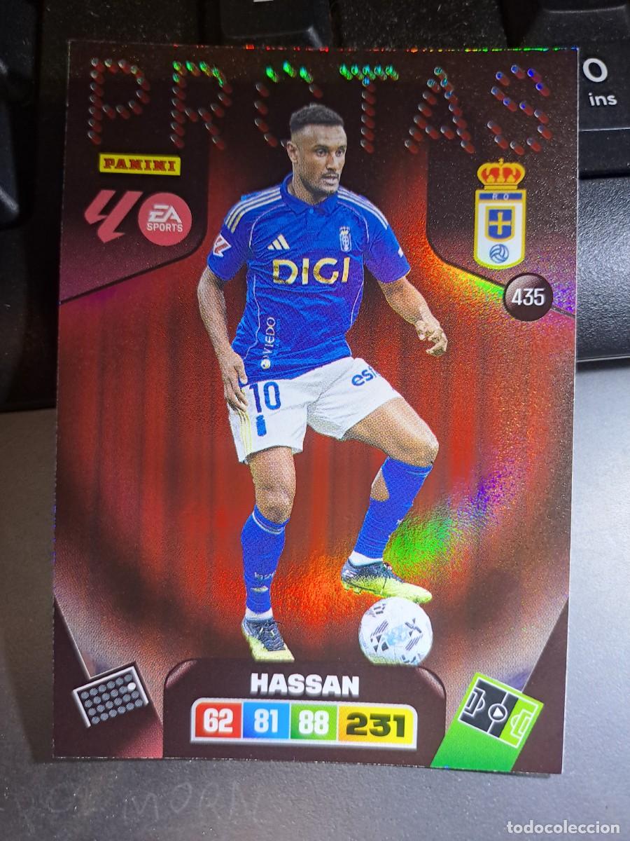 Coleccionismo Cromos antiguos: ADRENALYN XL HASSAN 435 PROTAS OVIEDO CROMO LIGA 2025 2026 25 26 PANINI