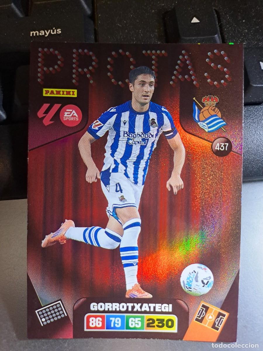 Coleccionismo Cromos antiguos: ADRENALYN XL GORROTXATEGI 437 PROTAS REAL SOCIEDAD CROMO LIGA 2025 2026 25 26 PANINI