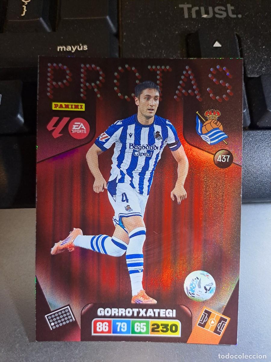 Coleccionismo Cromos antiguos: ADRENALYN XL GORROTXATEGI 437 PROTAS REAL SOCIEDAD CROMO LIGA 2025 2026 25 26 PANINI