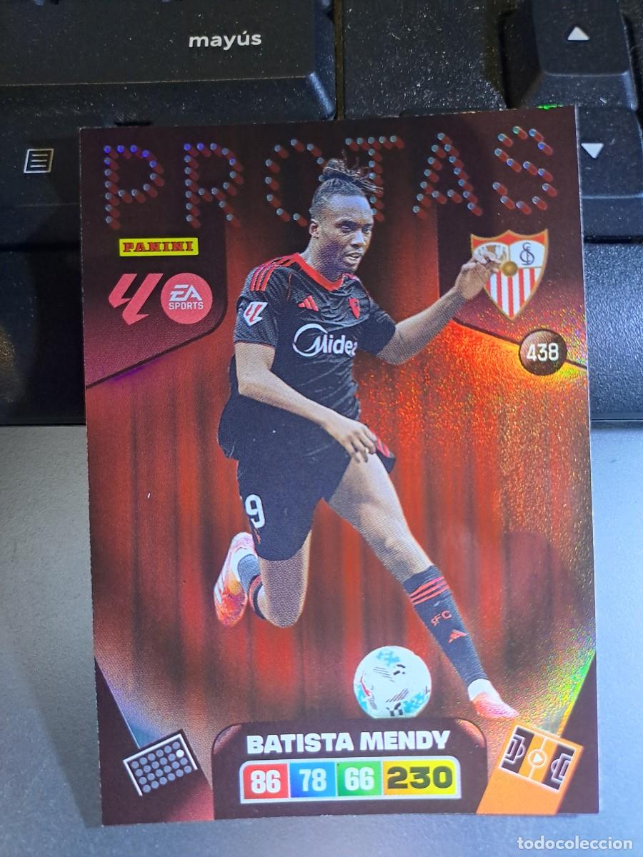 Coleccionismo Cromos antiguos: ADRENALYN XL BATISTA MENDY 438 PROTAS SEVILLA CROMO LIGA 2025 2026 25 26 PANINI