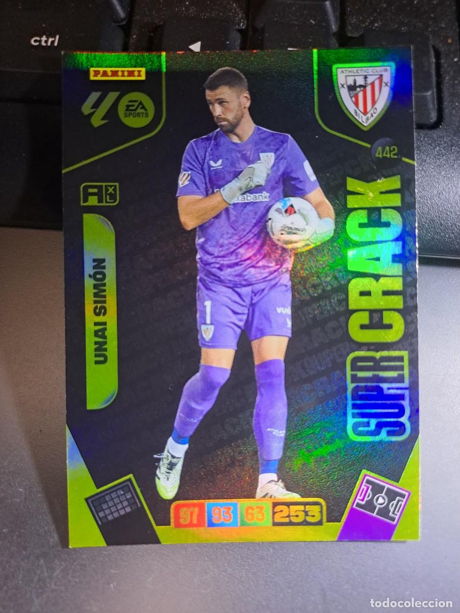 Coleccionismo Cromos antiguos: ADRENALYN XL UNAI SIMON 442 SUPER CRACK ATHLETIC CLUB DE BILBAO CROMO LIGA 2025 2026 25 26 PANINI