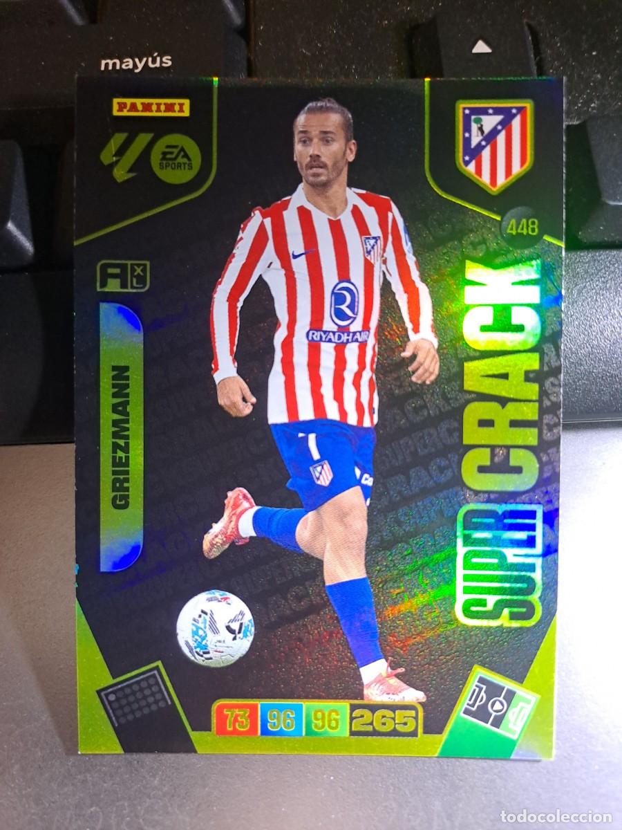 Coleccionismo Cromos antiguos: ADRENALYN XL GRIEZMANN 448 SUPER CRACK ATLETICO DE MADRID CROMO LIGA 2025 2026 25 26 PANINI