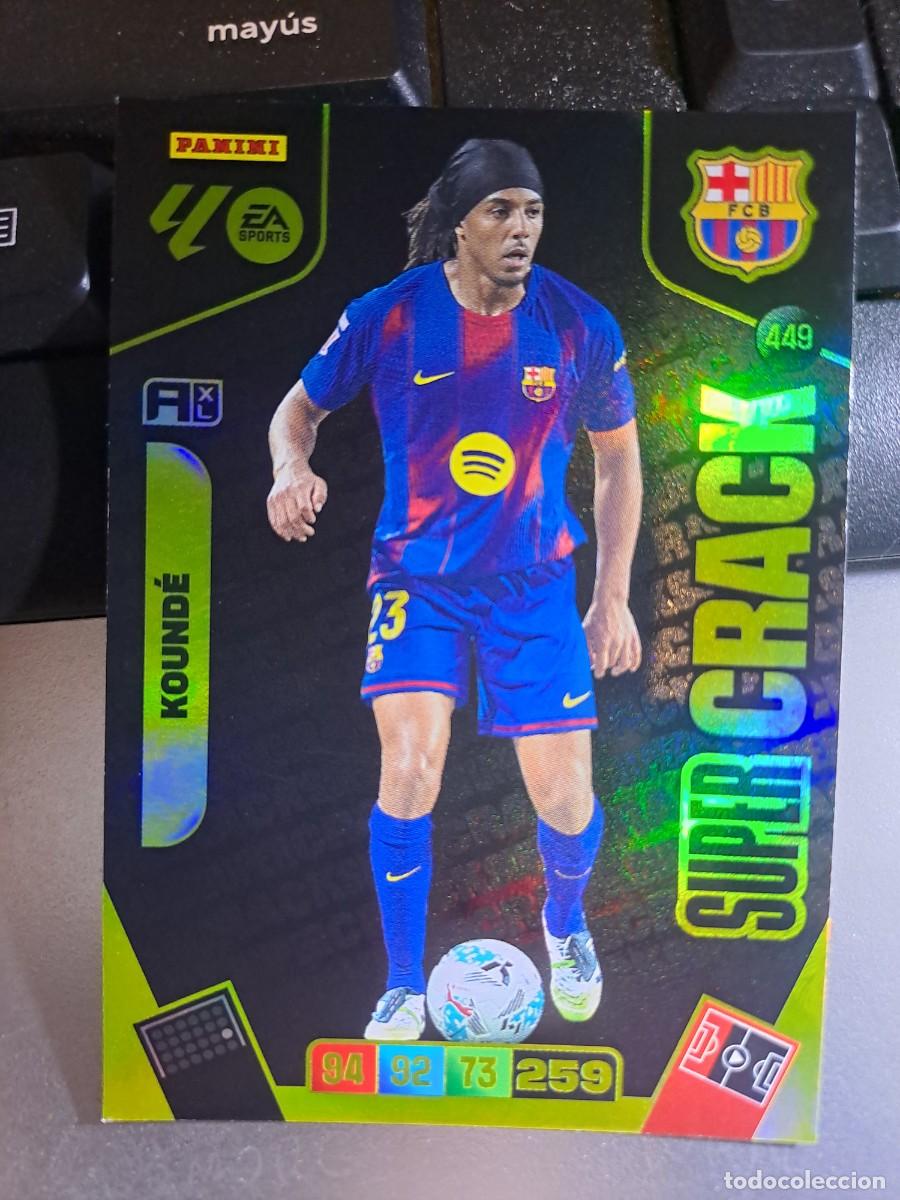 Coleccionismo Cromos antiguos: ADRENALYN XL KOUNDE 449 SUPER CRACK BARCELONA CROMO LIGA 2025 2026 25 26 PANINI