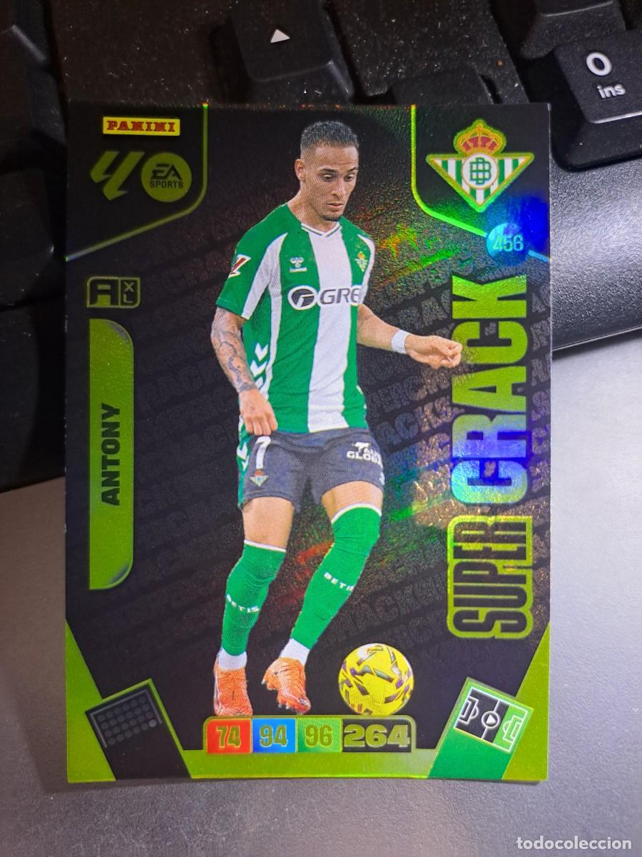 Coleccionismo Cromos antiguos: ADRENALYN XL ANTONY 456 SUPER CRACK BETIS CROMO LIGA 2025 2026 25 26 PANINI