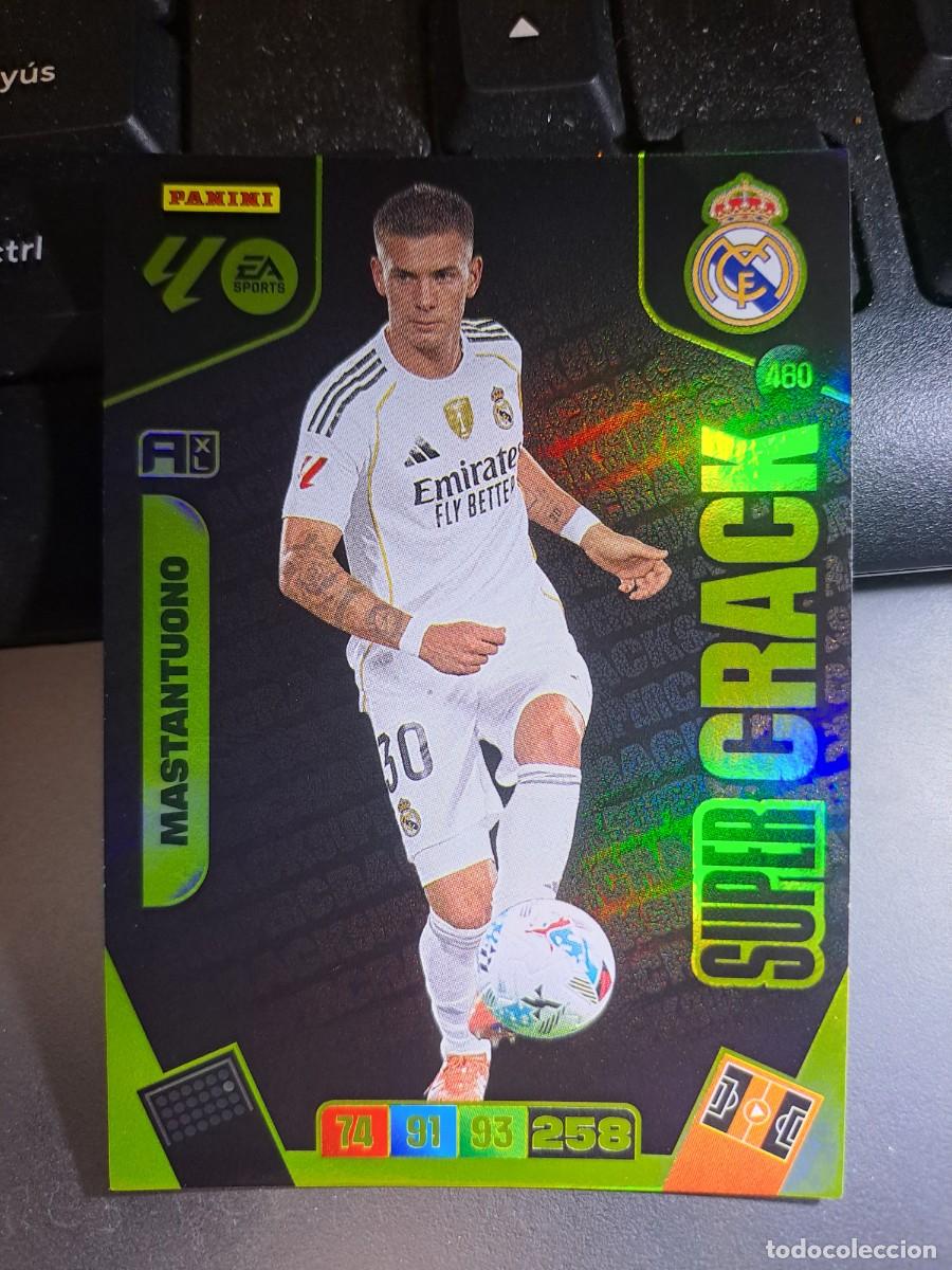 Coleccionismo Cromos antiguos: ADRENALYN XL MASTANTUONO 460 SUPER CRACK REAL MADRID CROMO LIGA 2025 2026 25 26 PANINI