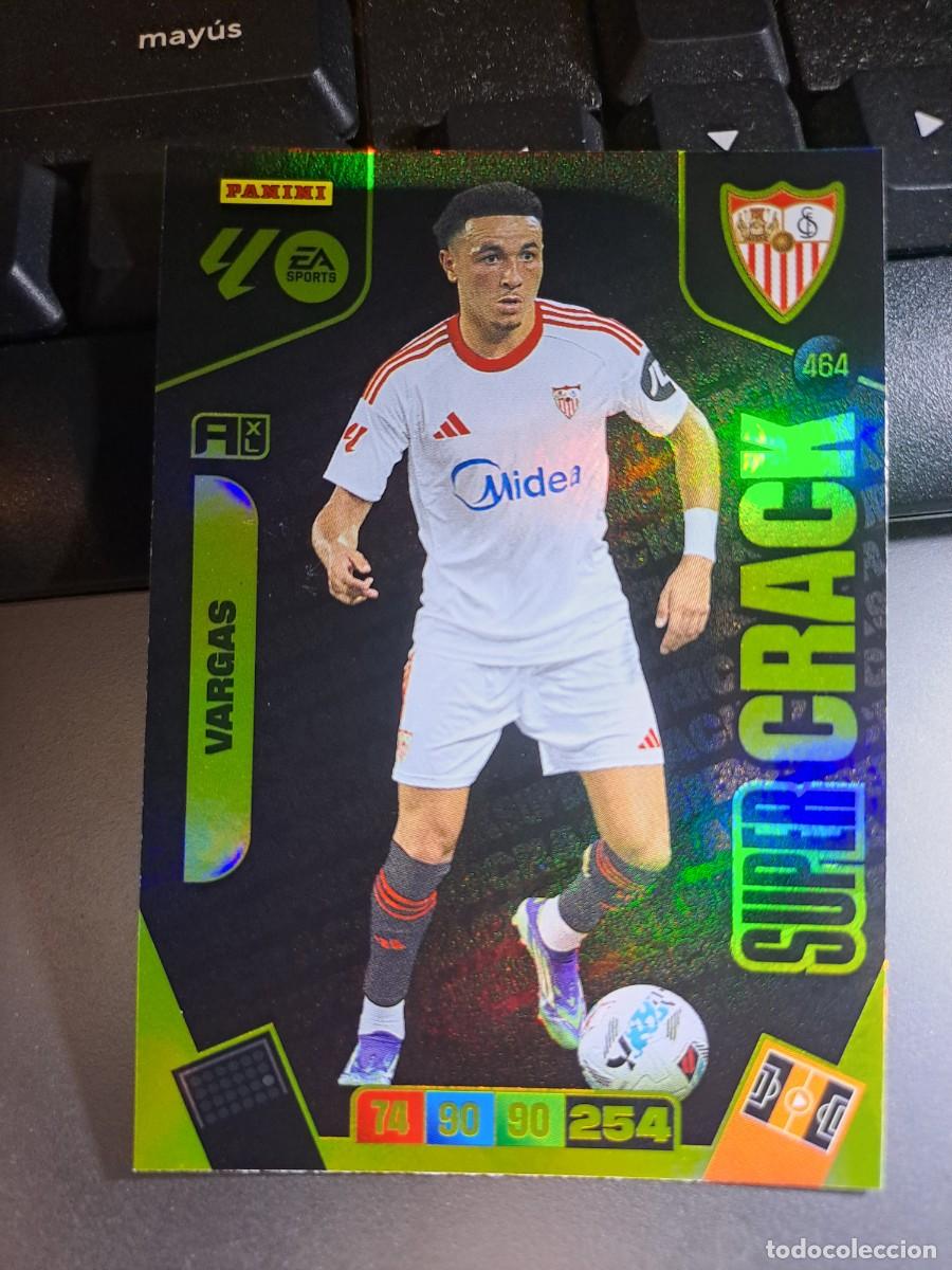 Coleccionismo Cromos antiguos: ADRENALYN XL VARGAS 464 SUPER CRACK SEVILLA CROMO LIGA 2025 2026 25 26 PANINI