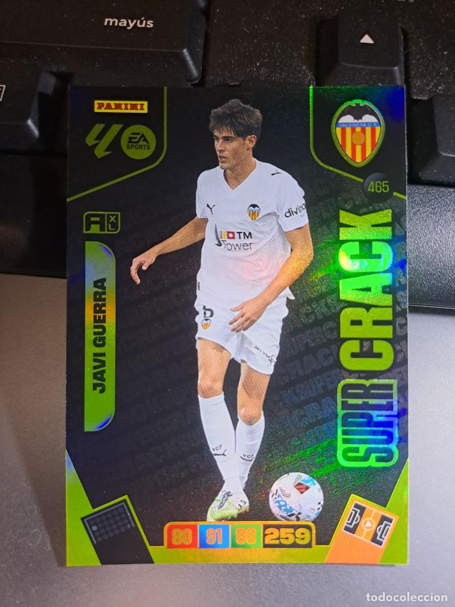 Coleccionismo Cromos antiguos: ADRENALYN XL JAVI GUERRA 465 SUPER CRACK VALENCIA CROMO LIGA 2025 2026 25 26 PANINI