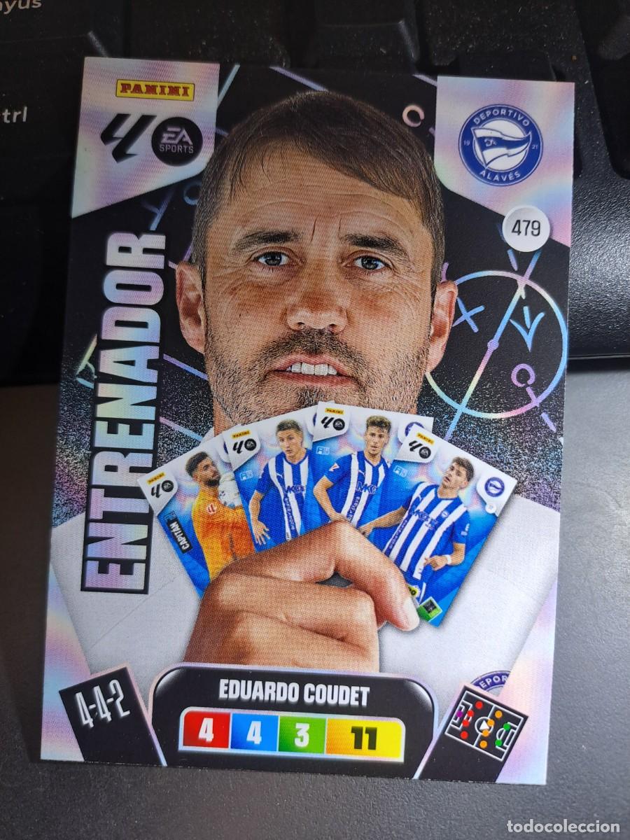 Coleccionismo Cromos antiguos: ADRENALYN XL EDUARDO COUDET 479 ENTRENADOR ALAVES CROMO LIGA 2025 2026 25 26 PANINI