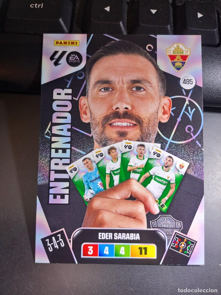 Coleccionismo Cromos antiguos: ADRENALYN XL EDER SARABIA 485 ENTRENADOR ELCHE CROMO LIGA 2025 2026 25 26 PANINI