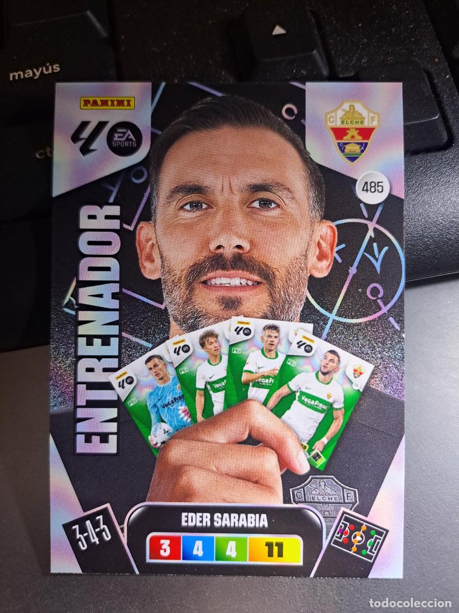 Coleccionismo Cromos antiguos: ADRENALYN XL EDER SARABIA 485 ENTRENADOR ELCHE CROMO LIGA 2025 2026 25 26 PANINI