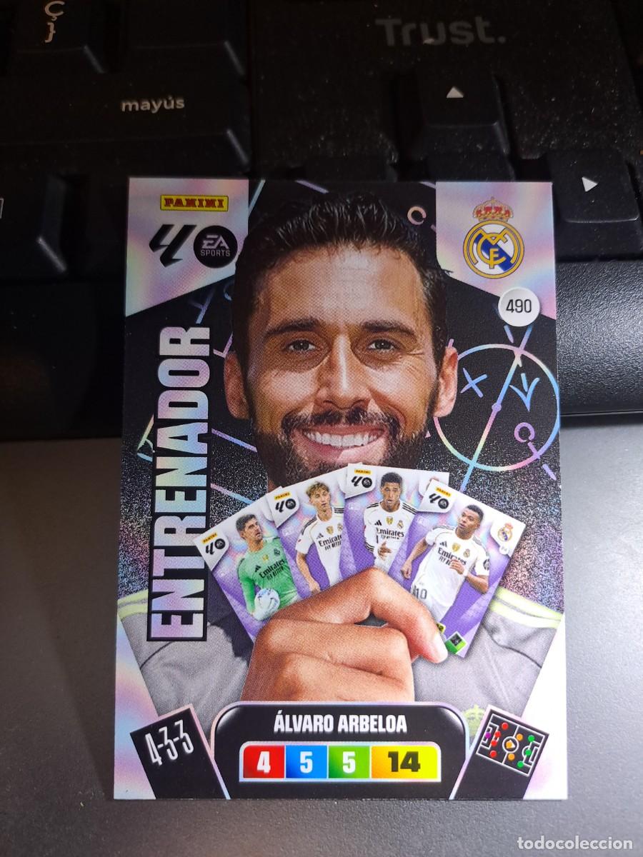 Coleccionismo Cromos antiguos: ADRENALYN XL ALVARO ARBELOA 490 ENTRENADOR REAL MADRID CROMO LIGA 2025 2026 25 26 PANINI